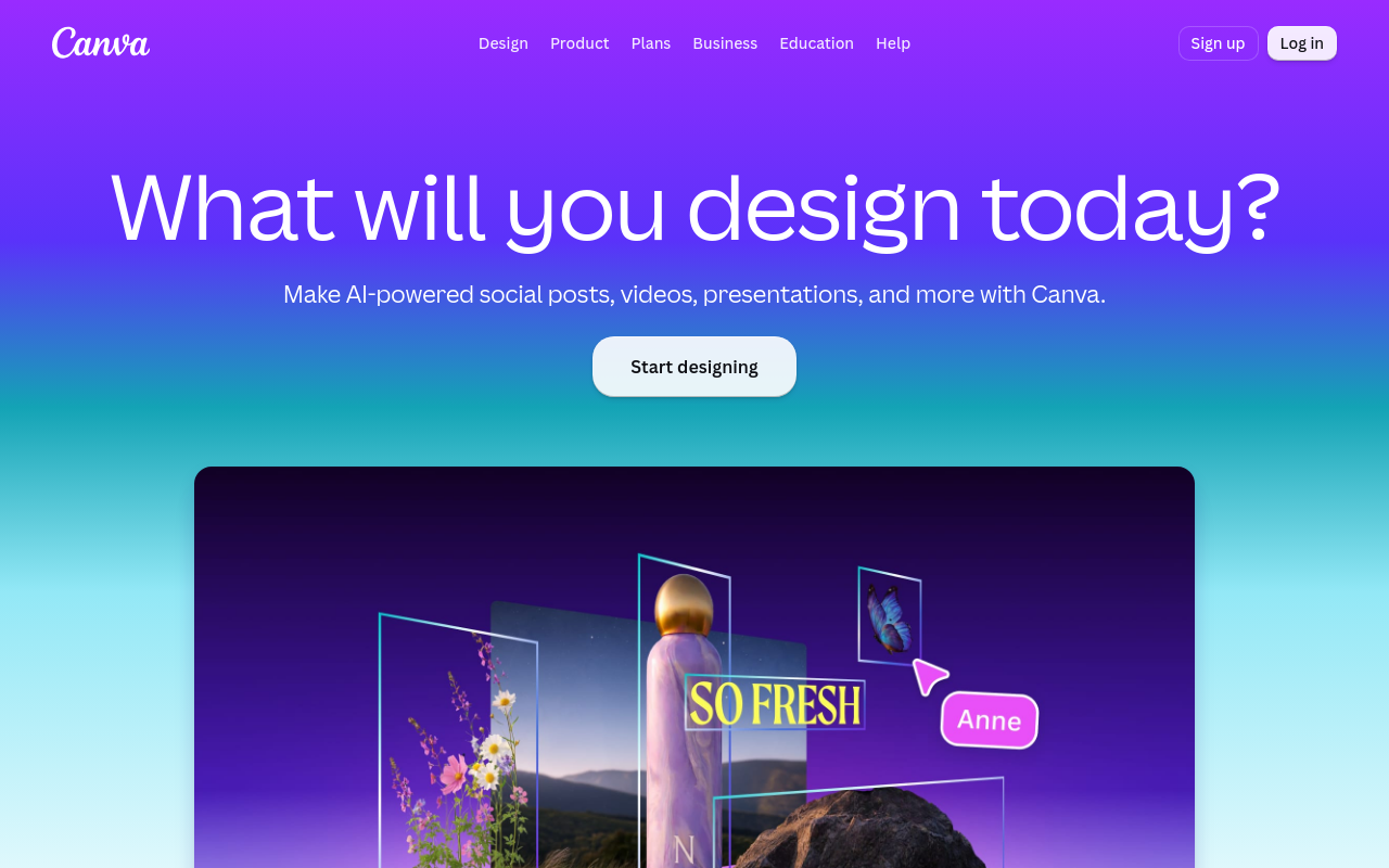 Canva — desktop screenshot