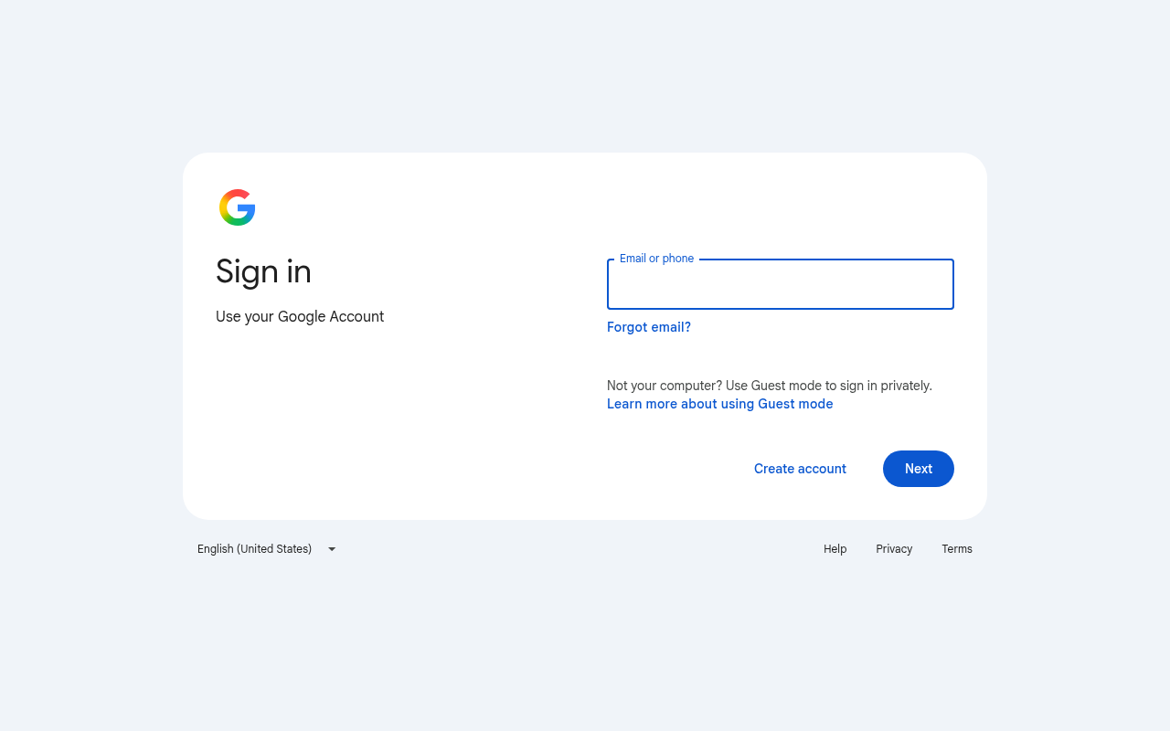 Google Docs — desktop screenshot