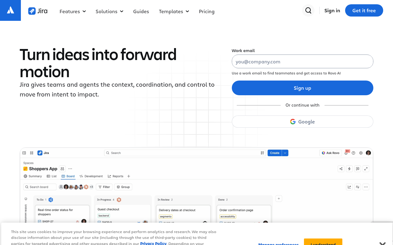 Jira — desktop screenshot