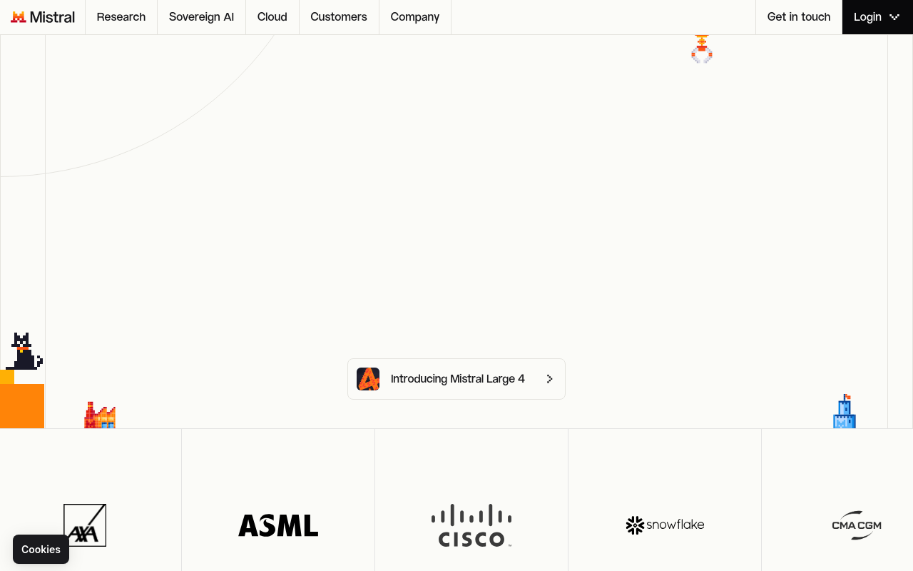 Le Chat — desktop screenshot