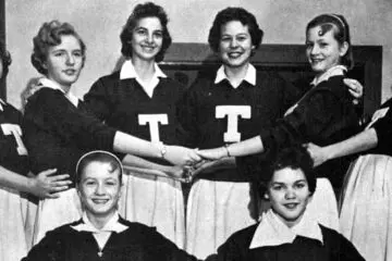 Old High School Yearbook Archives Cheerleaders