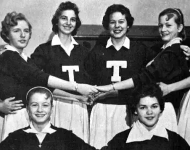 Old High School Yearbook Archives Cheerleaders